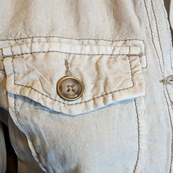 MAURICES Linen Boho BOXY Jacket - Picture 11 of 14